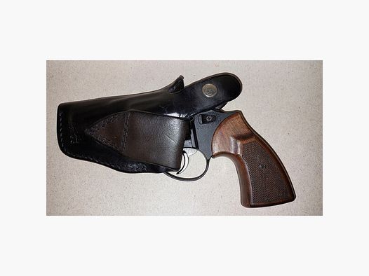 Set Zoraki R2 2 Zoll Revolver Kal. 9mm R.K. brüniert Holzgriffschalen & Radar Passform Gürtelholster