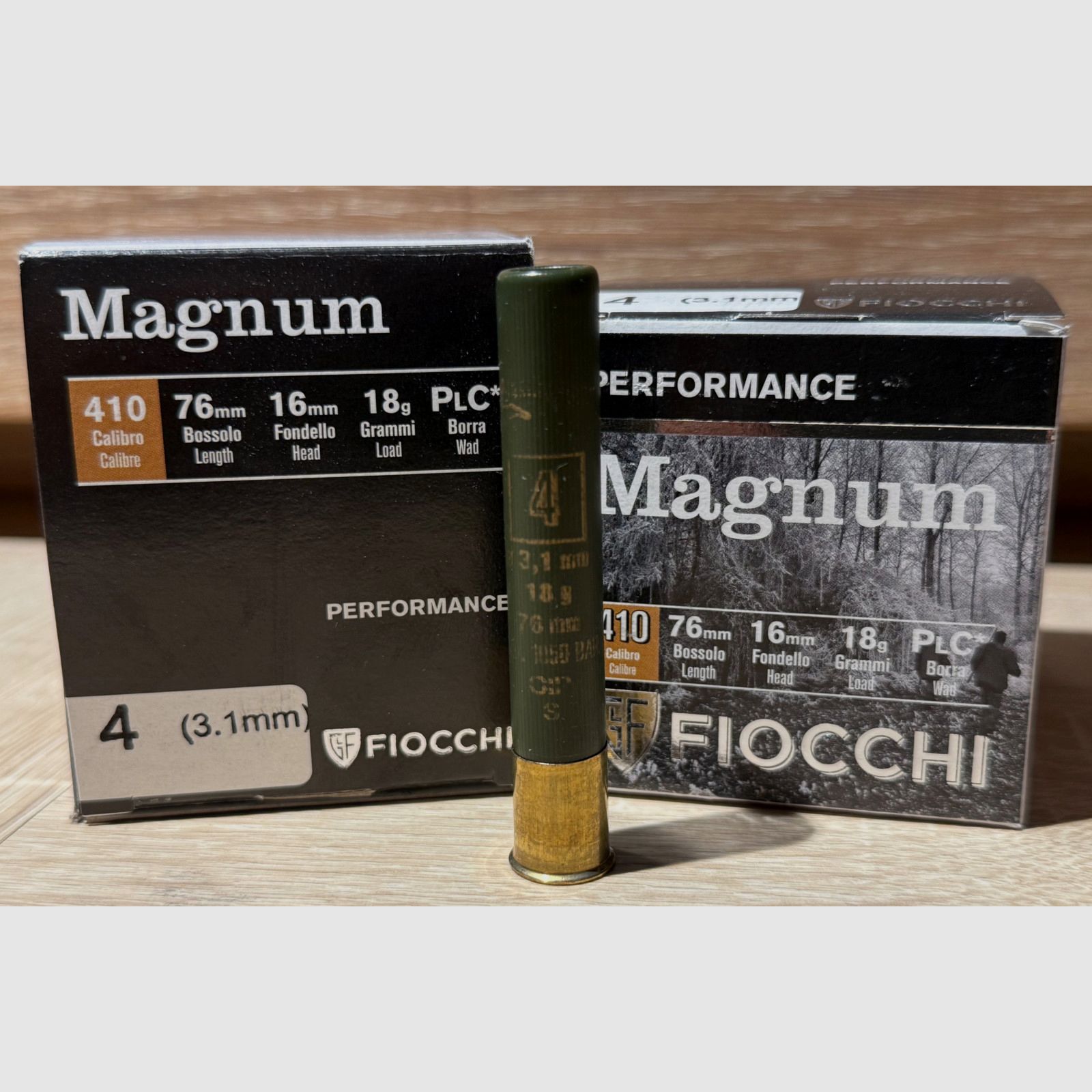 Fiocchi Performance Magnum - 410/76 - 18g - Nr. 4 (3,1mm) - Ołów