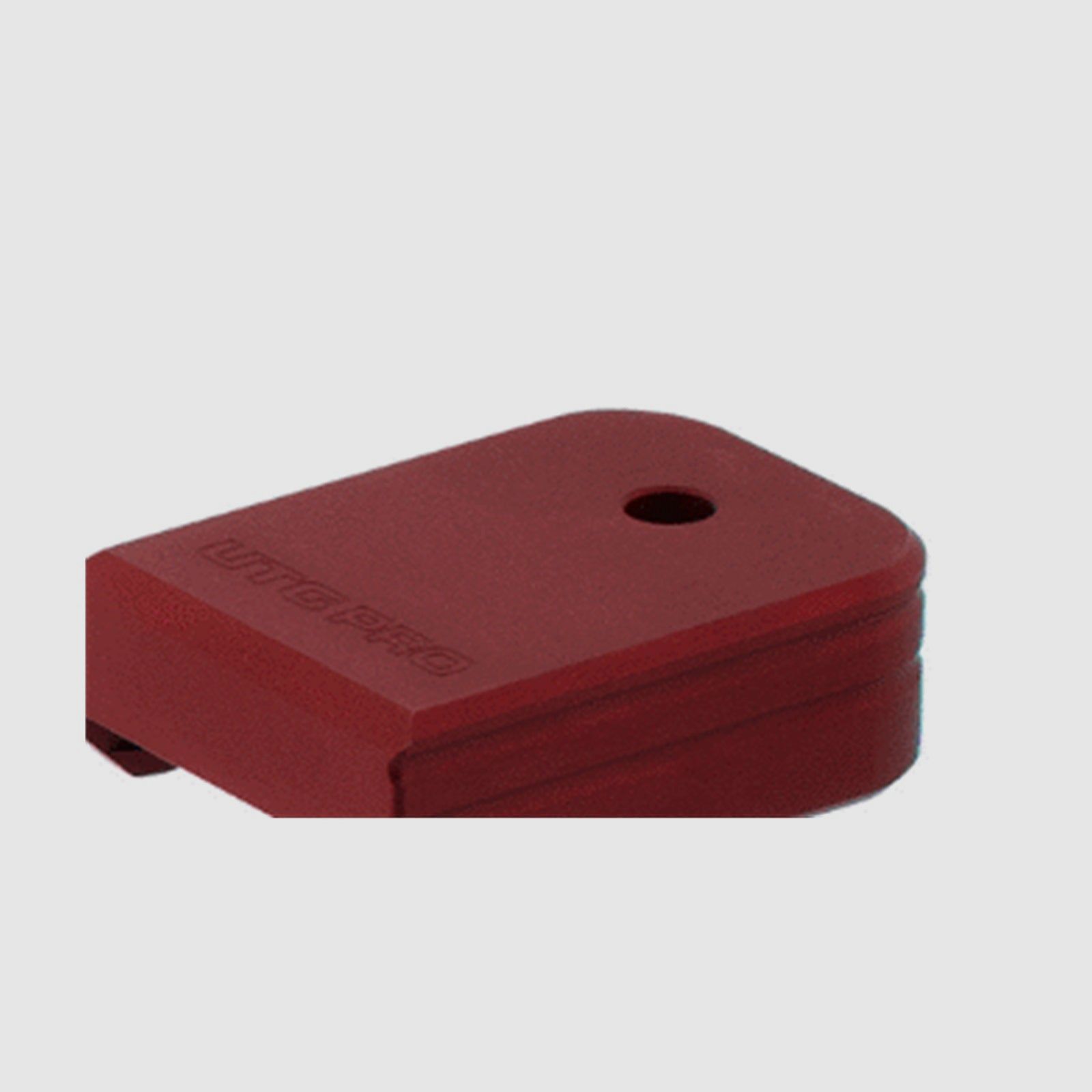 UTG PRO +0 Base Pad, Glock Small Frame 9mm/.40, Matte Red Aluminum