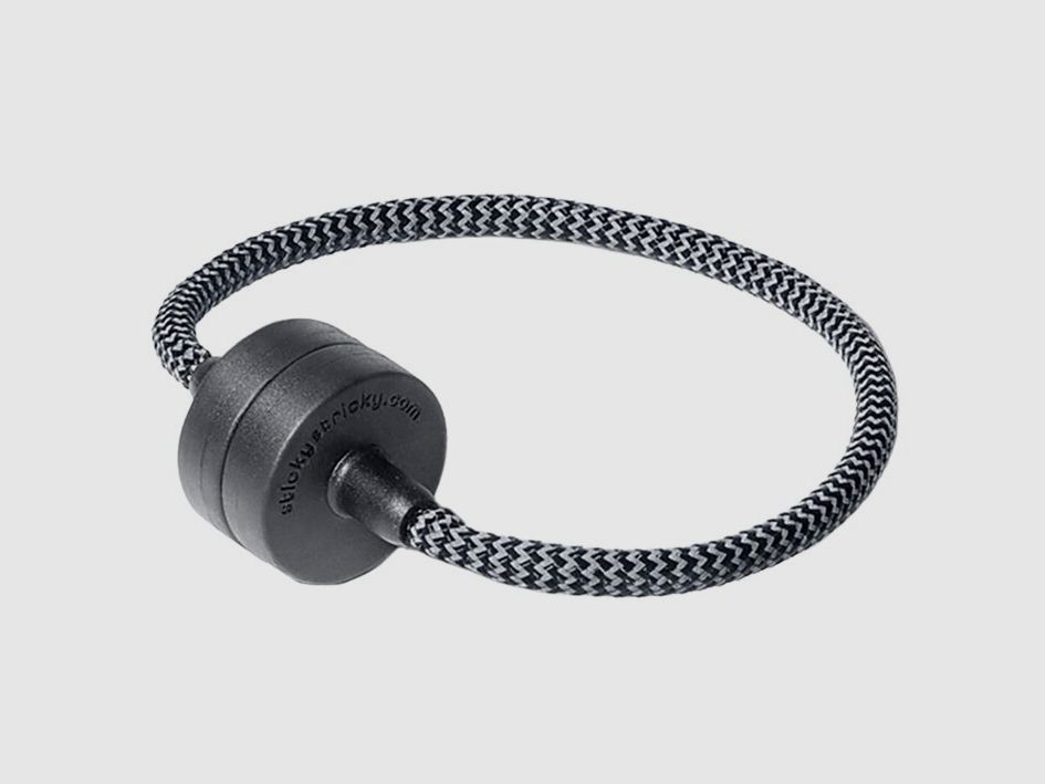 Reflective magnet cord S, 20 cm orange, image 4 of 5