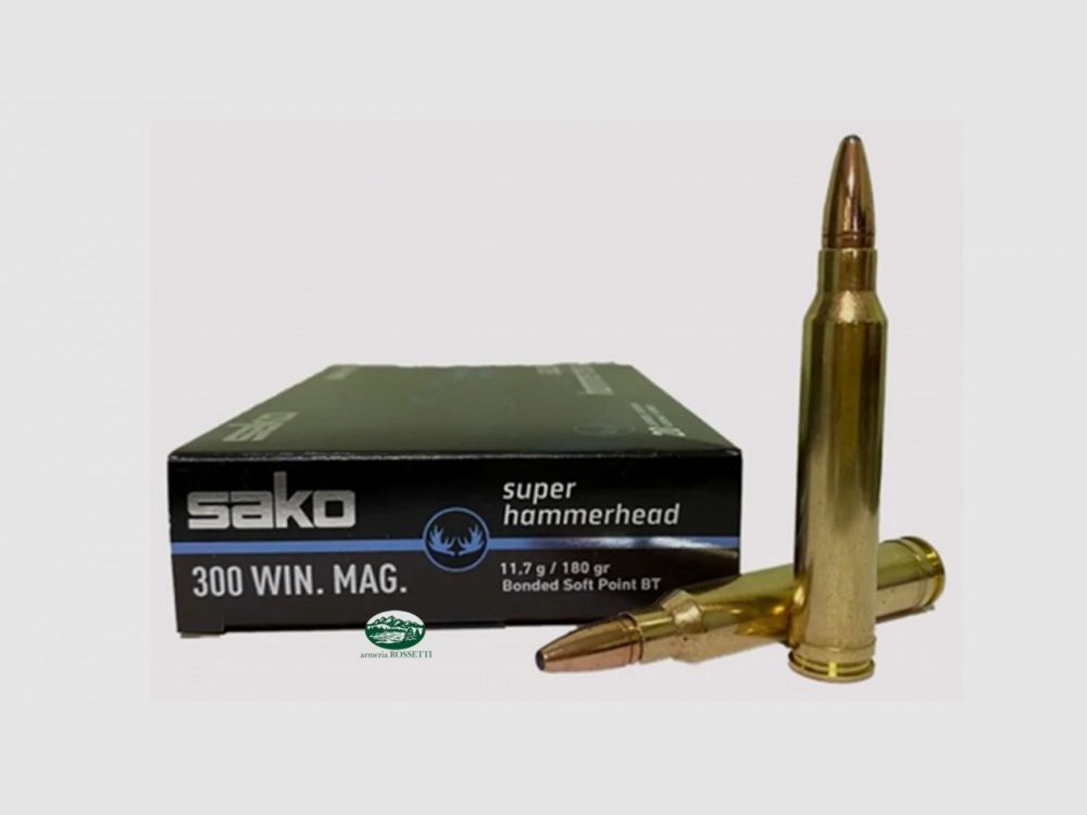 SAKO Munition Kal. 300 Win Mag SUPER HAMMERHEAD 180 gr. 236A