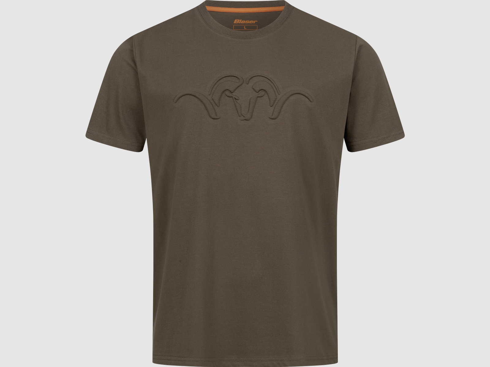 T-shirt Argali 3D Debossed pour homme marron foncé 3XL