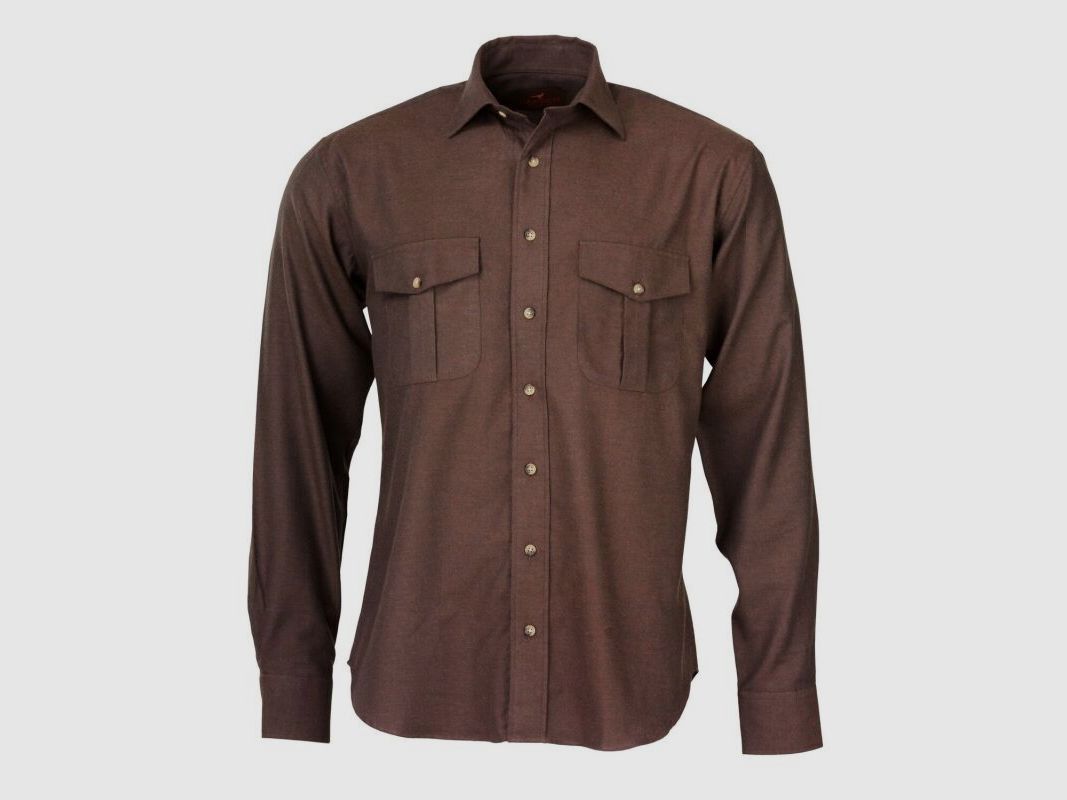 Laksen Hemd Lancaster Brown XL