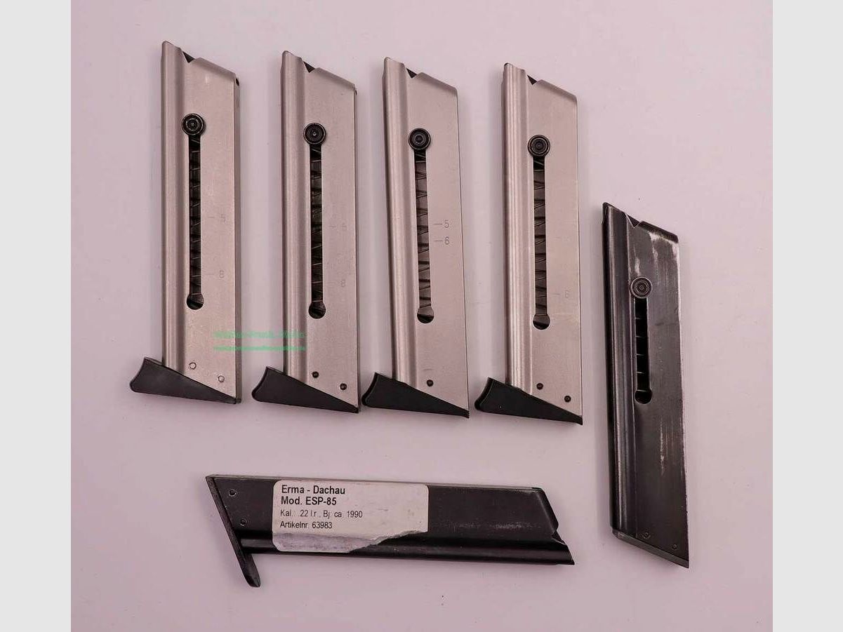 Erma - Dachau replacement magazines pistol ESP85 .22lr