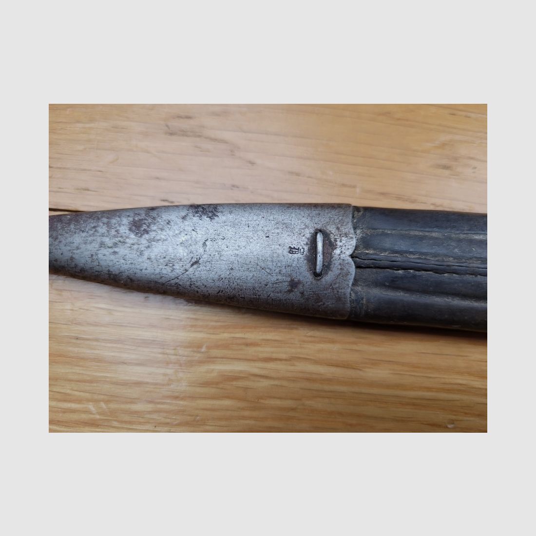 Rare baïonnette S98 ms longue 2°type – belle lame dents de scie – W02 – Erfurt – Mono matricule – Etat top !, image 16 sur 24