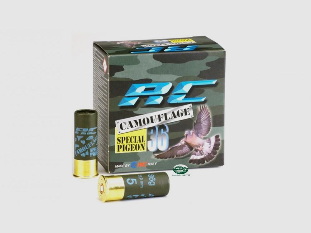 RC Patronen RC36 CAMOUFLAGE Kal.12 gr.36 St.5 Special Pigeon