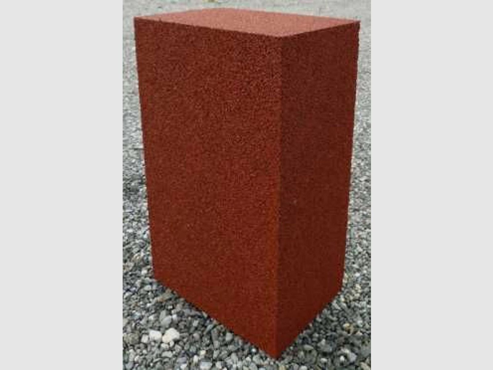 Kugelfangblock schwarz aus Gummi 500 x 300 x 200 mm bis Kaliber 9mm
