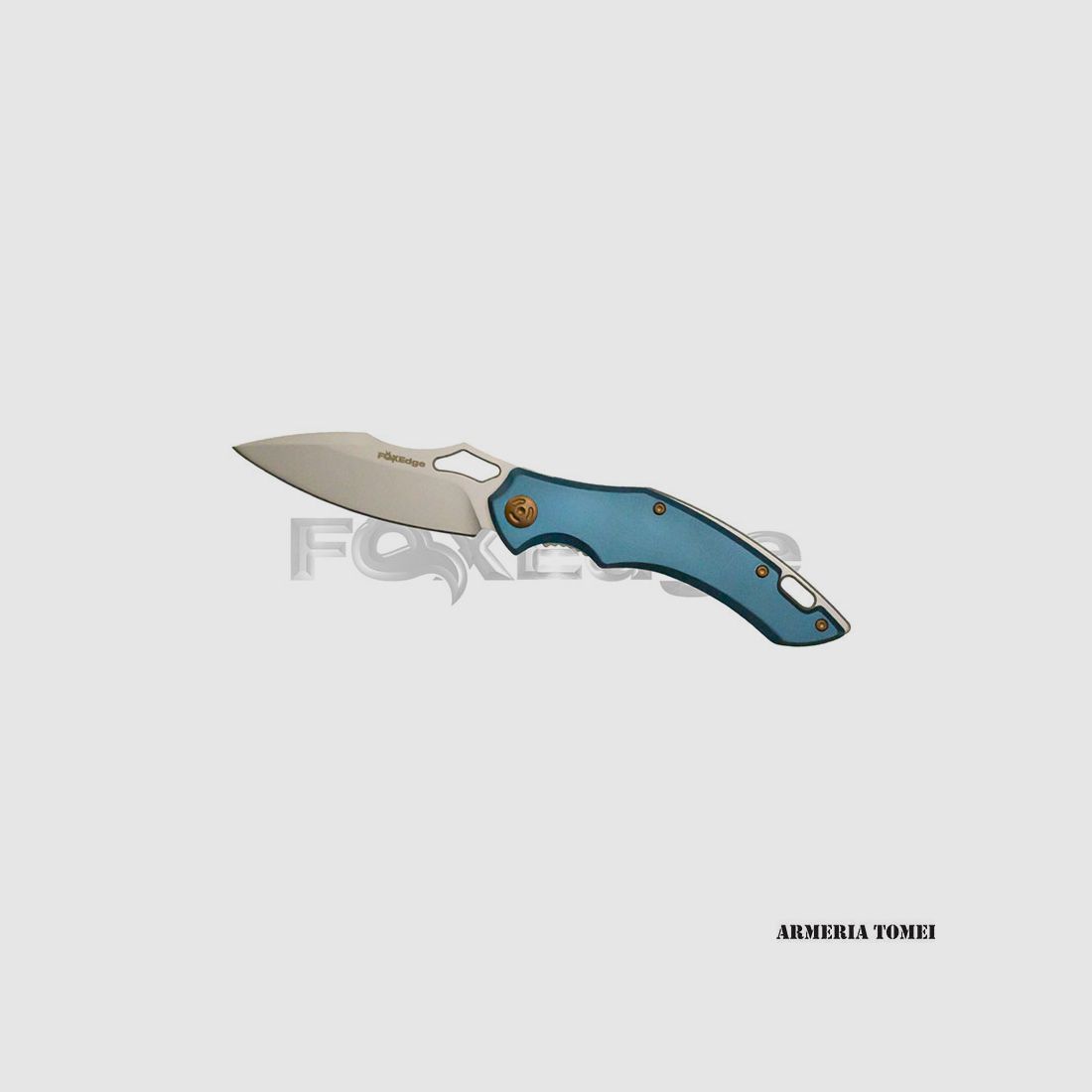 FOX EDGE – SPARROW FALTMESSER ALUMINIUM BLAU