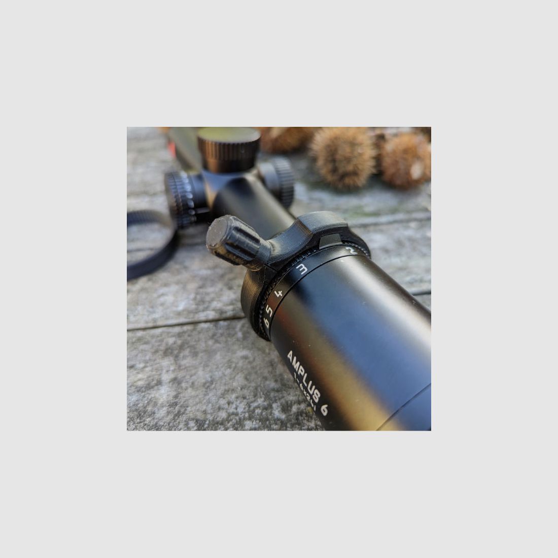 For Leica Amplus: Quick adjustment lever for magnification setting