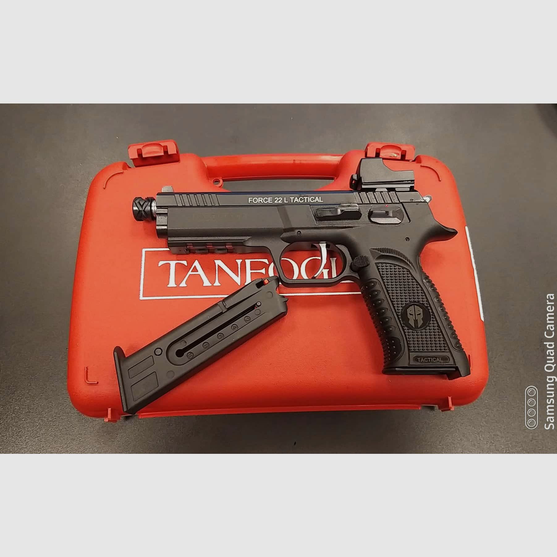 TANFOGLIO FORCE 22 L TACTICAL OPTIK SCHWARZ, Bild 1 von 4