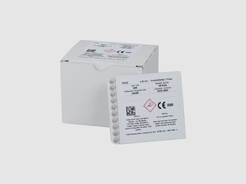 Zündhütchen RWS Small Rifle Box mit 100 Stück, Bild 1 von 2