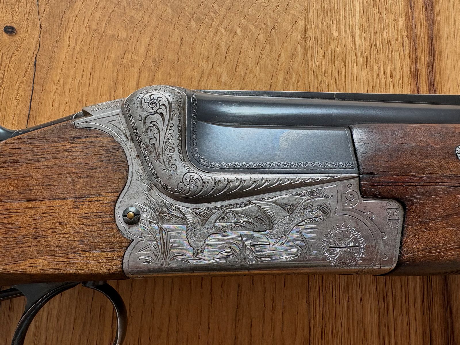 Suhl double-barreled shotgun 12/70