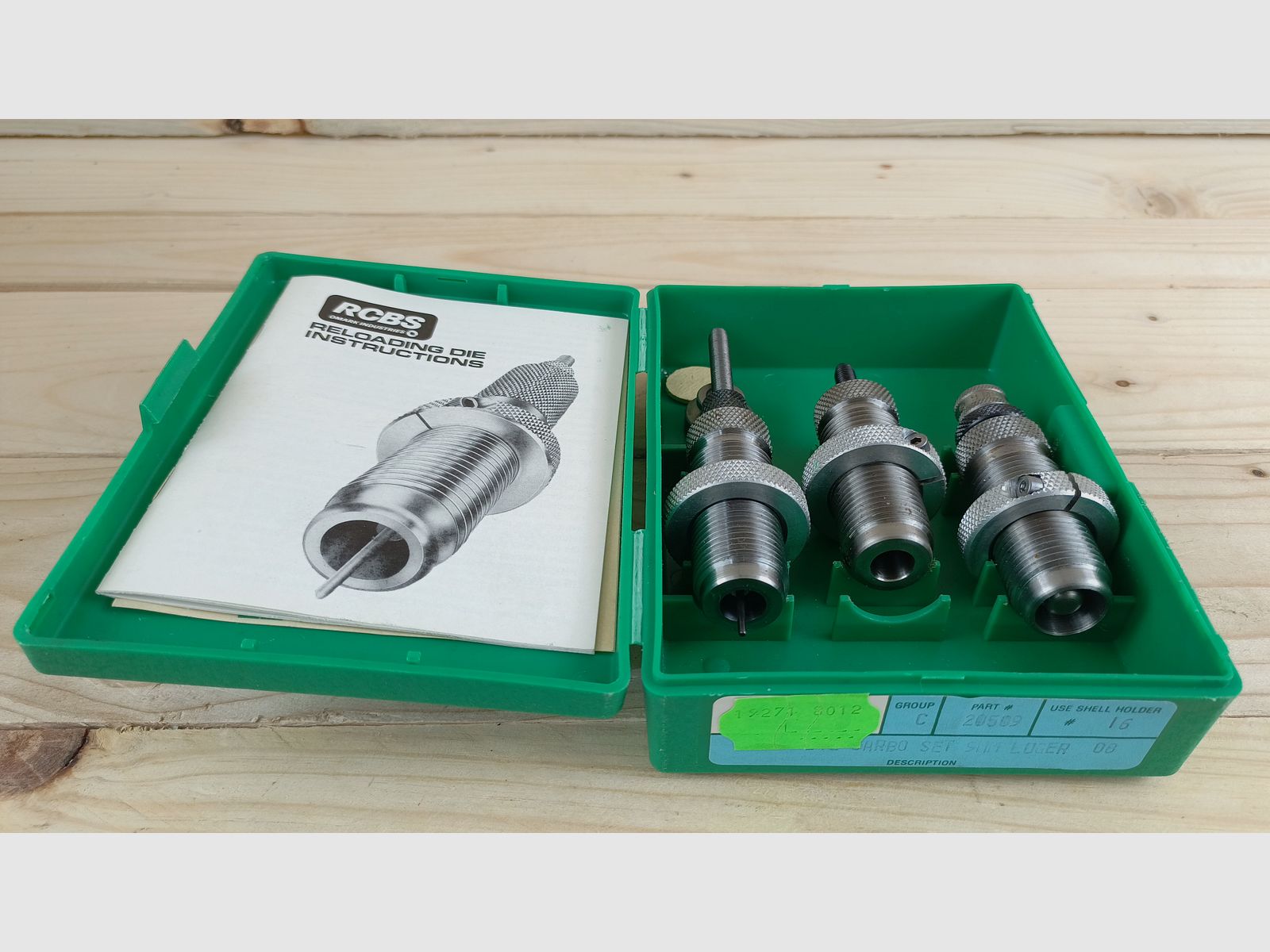 RCBS Set completo Rock Chucker, .357 Magnum e 9mm Luger *set top*