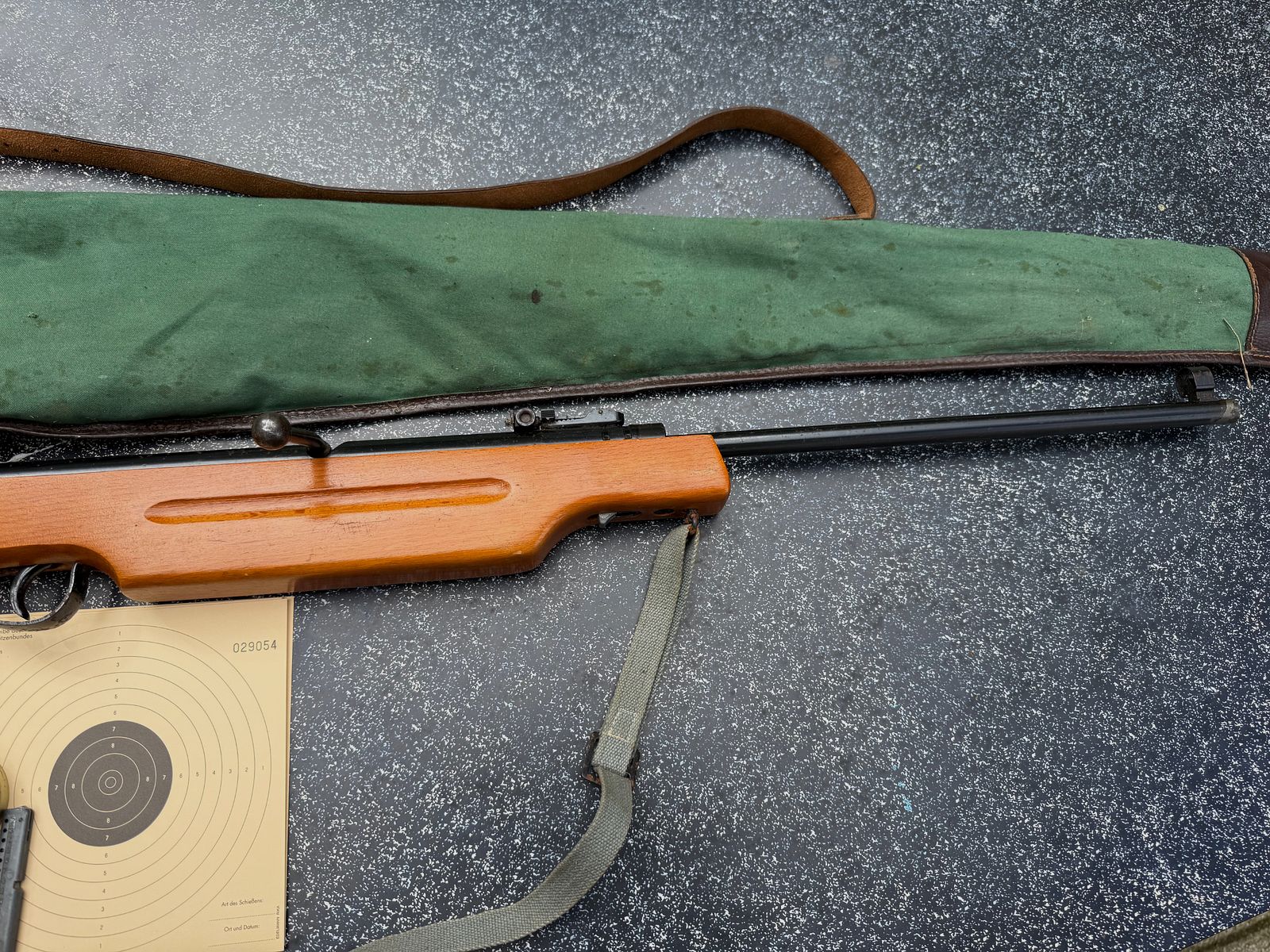 Haenel 310 Sportschaft inkl. Tasche Magazin usw. Luftgewehr DDR