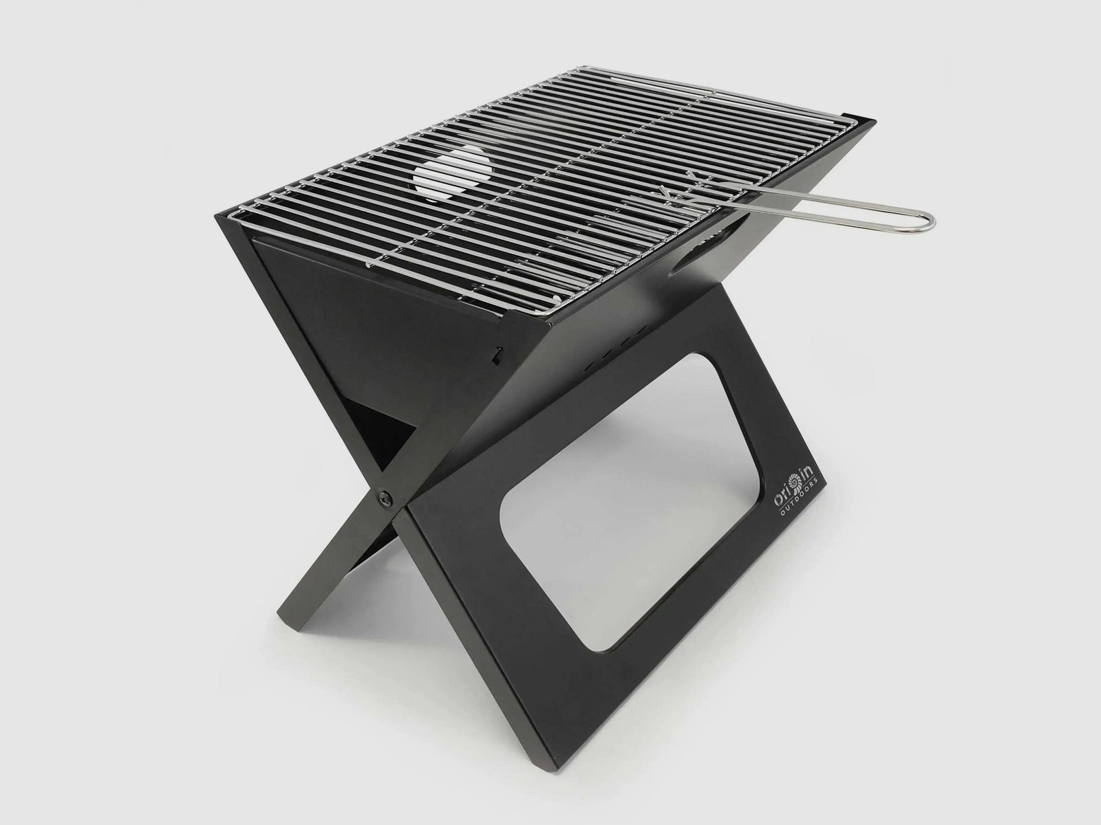 Origin Outdoors Klapgrill BBQ 47 x 29 cm zwart