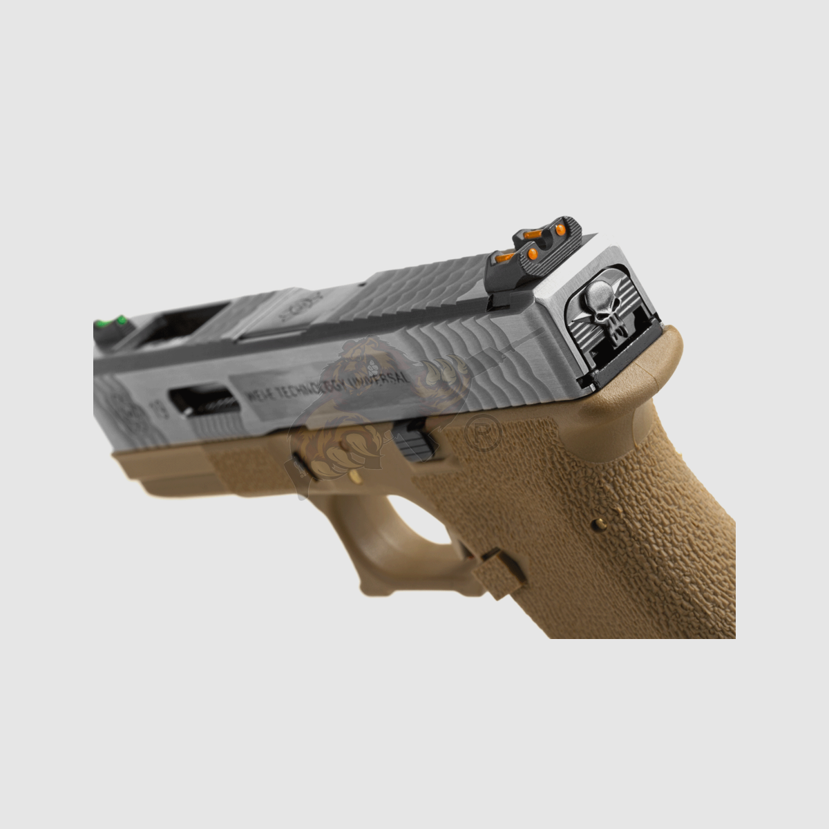 WE Custom 19 Metall Version Dual Tone Desert GBB -F-, Bild 8 von 9