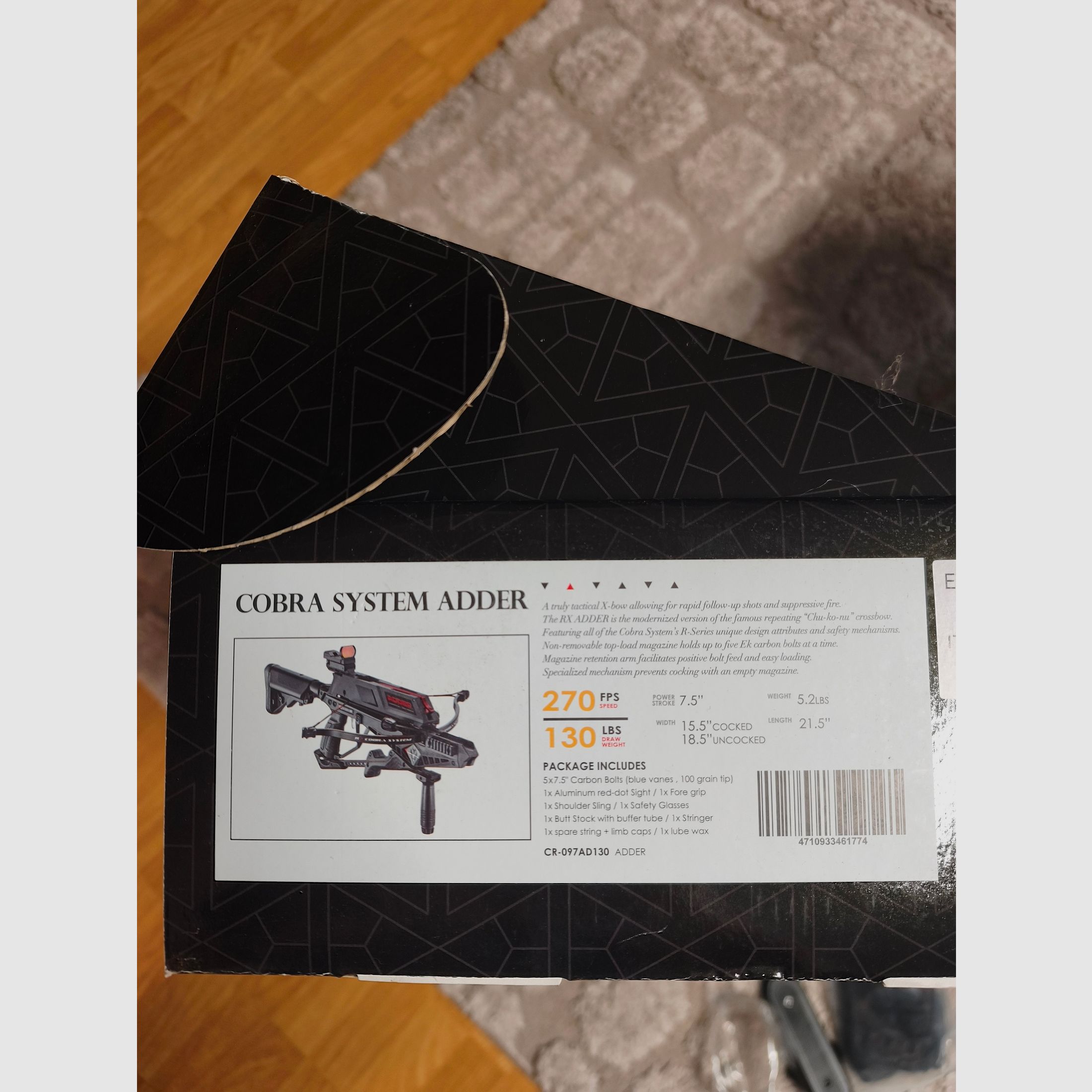 Cobra Adder R9 als nieuw