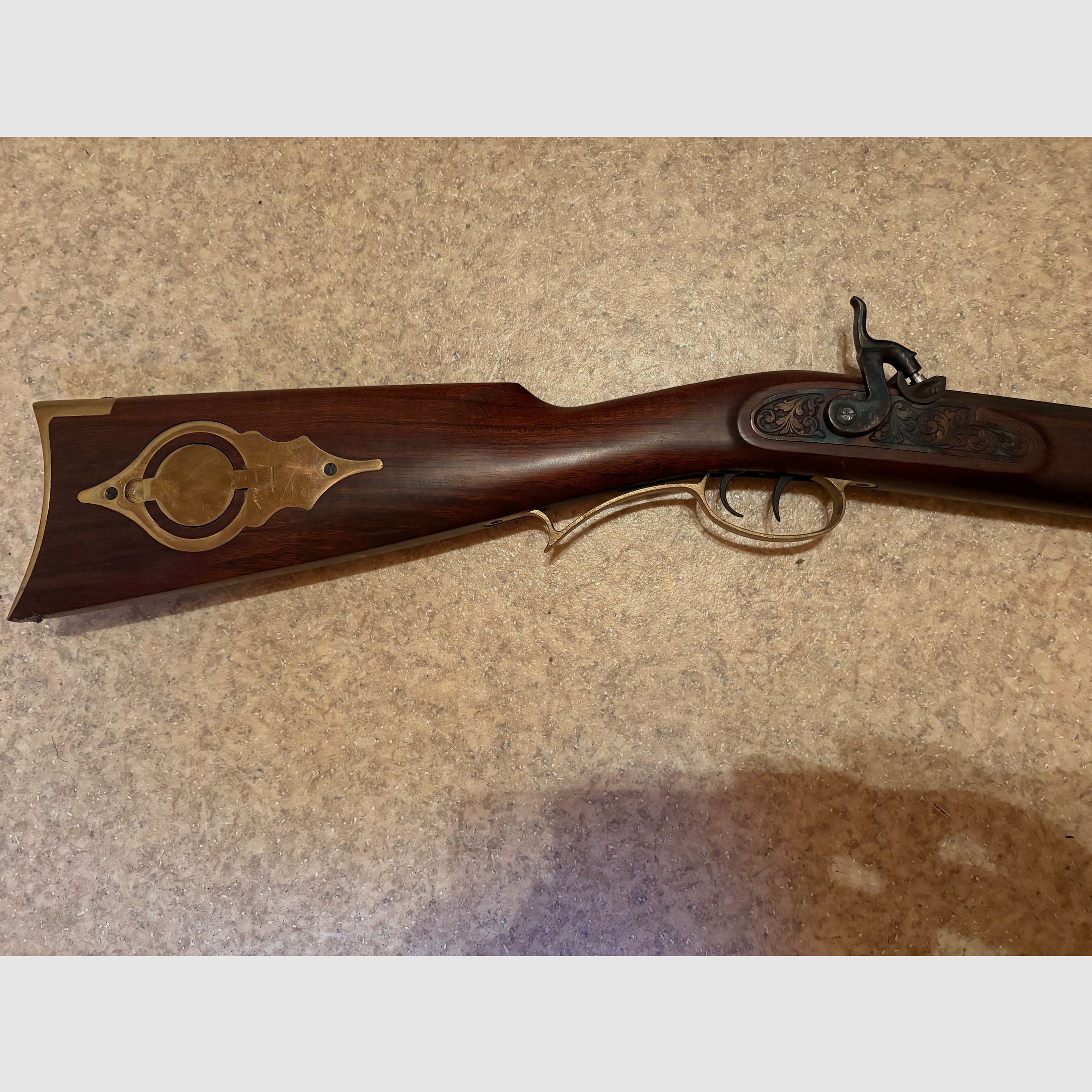 Beautiful muzzleloader for sale with case and accessories.