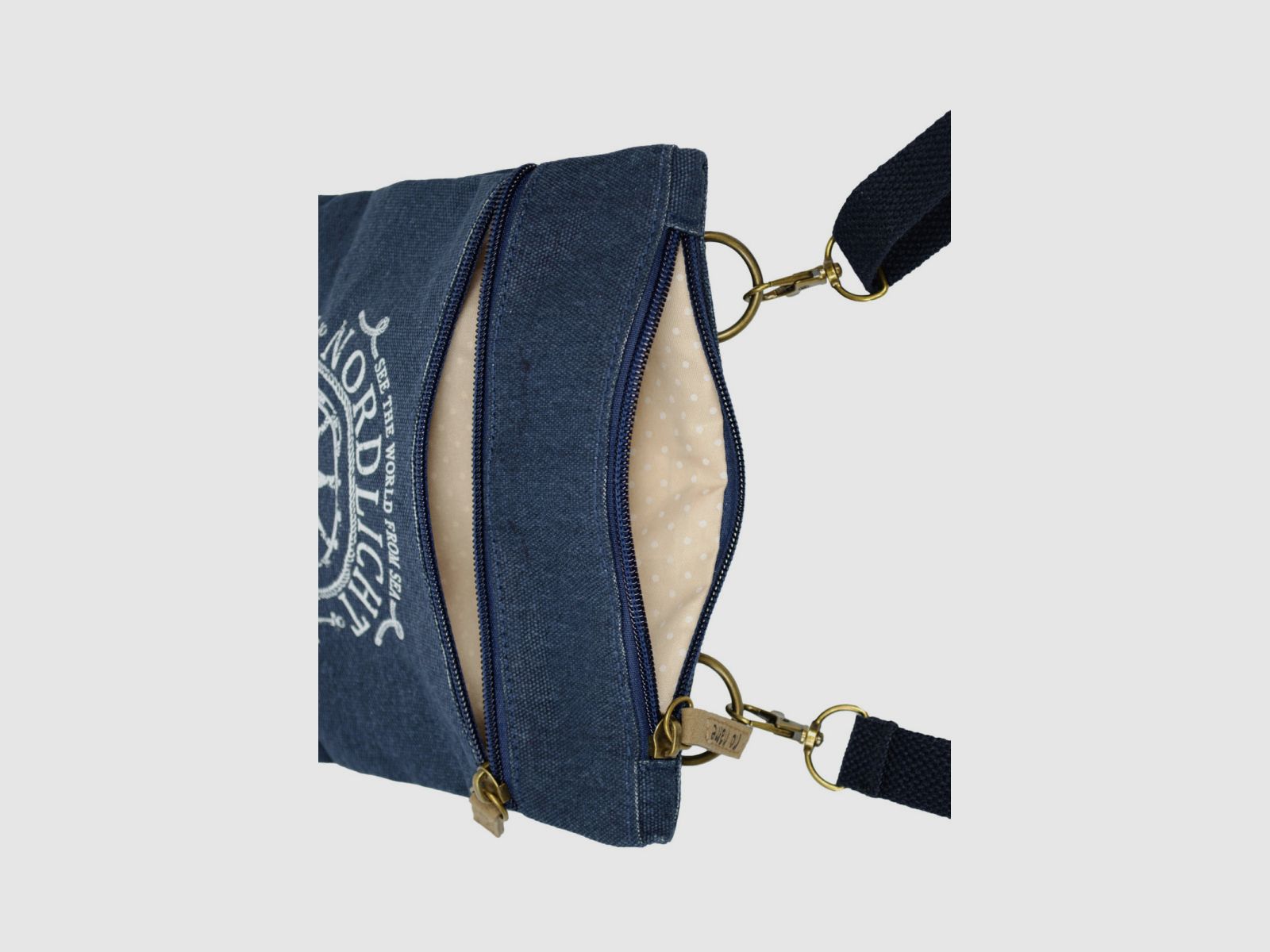 NO NAME Crossbag "Nordlicht" Umhängetasche NAVY