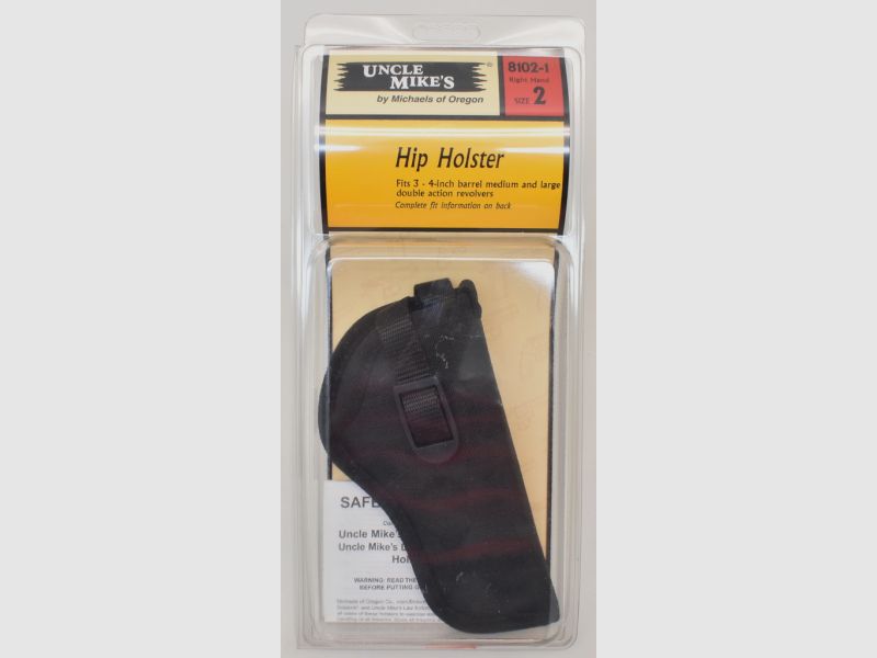 Uncle Mikes Hip Holster 8102-1 für 3-4 Inch Double Action Revolver