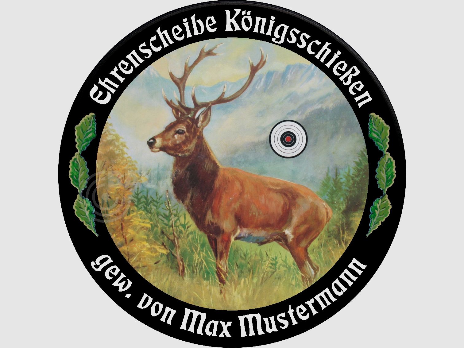 Schietschijf ECO-LINE Motief 042, afbeelding 2 van 6