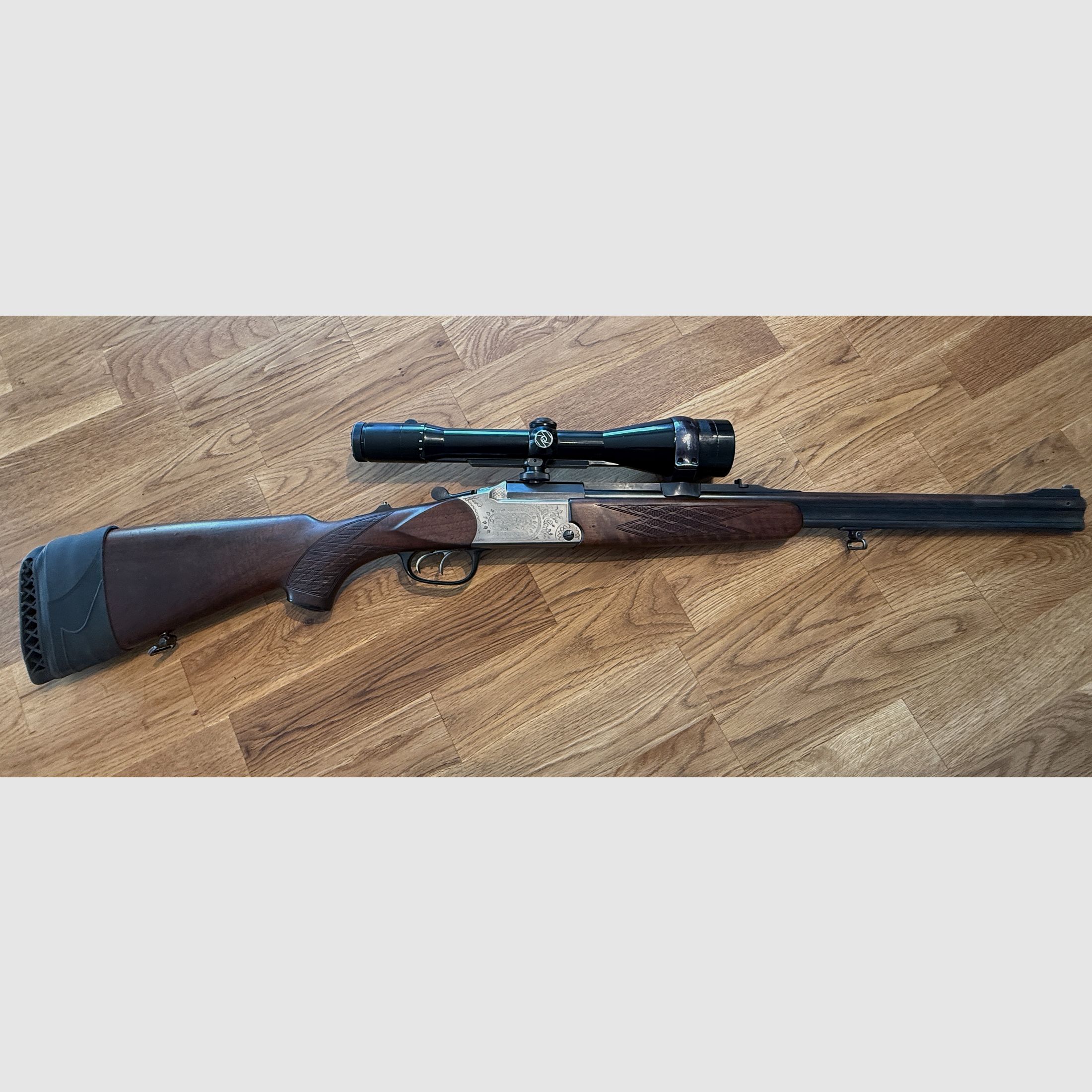 Blaser Bergstutzen z wymiennym lufą – 7×65R / .222 Rem + .22 WMR / 12/70