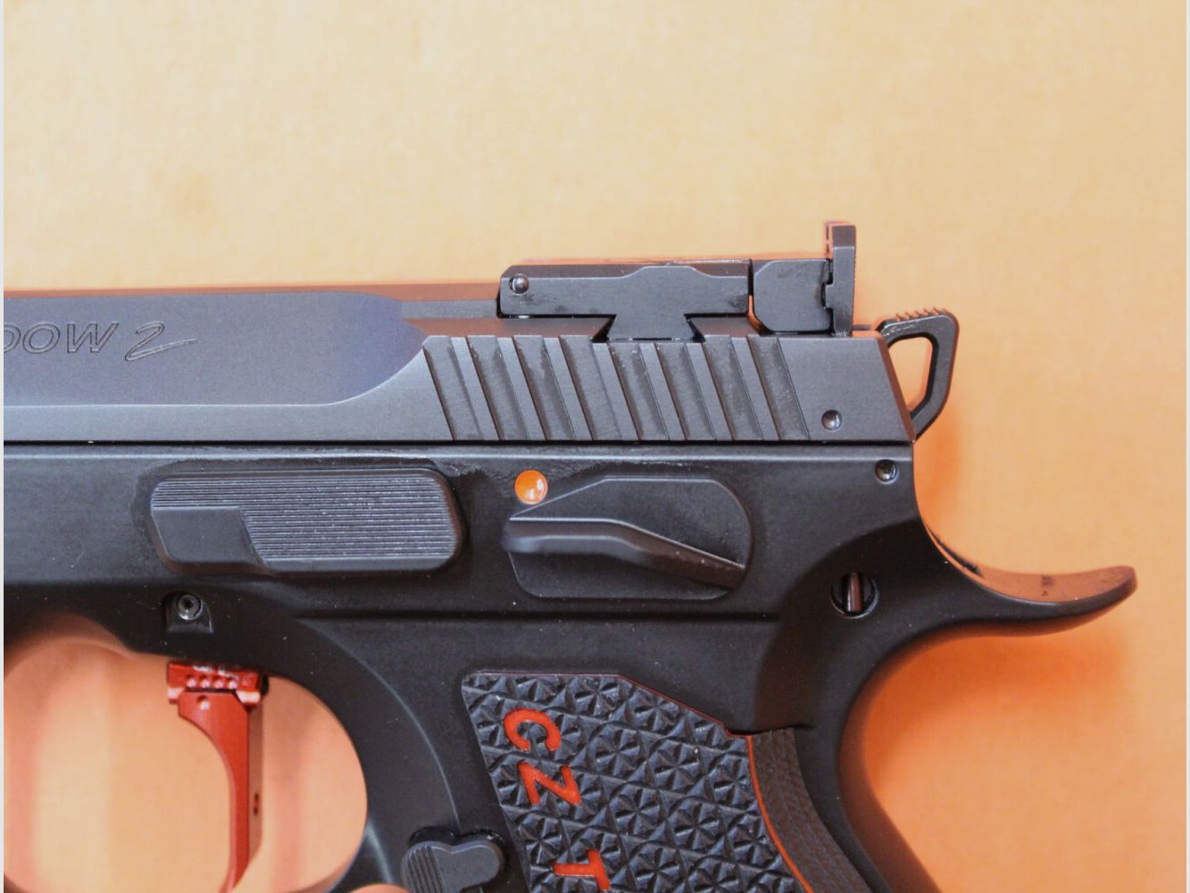 CZUB CZ Ha.Pistole 9mmLuger CZUB CZ SHADOW 2 TARGET 5" SA-Abzug/ 122mm Lauf/ @3 Magazine CZ 75 (9mmPara/9x19)