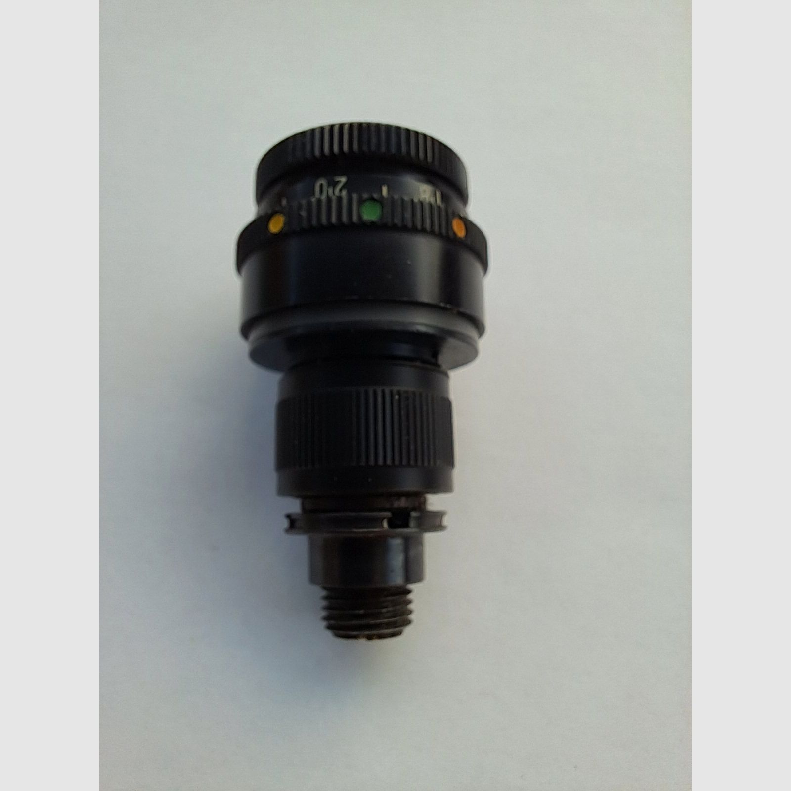 Gehmann D75 mit Irisblende, Farbfilter und Dioptrien 