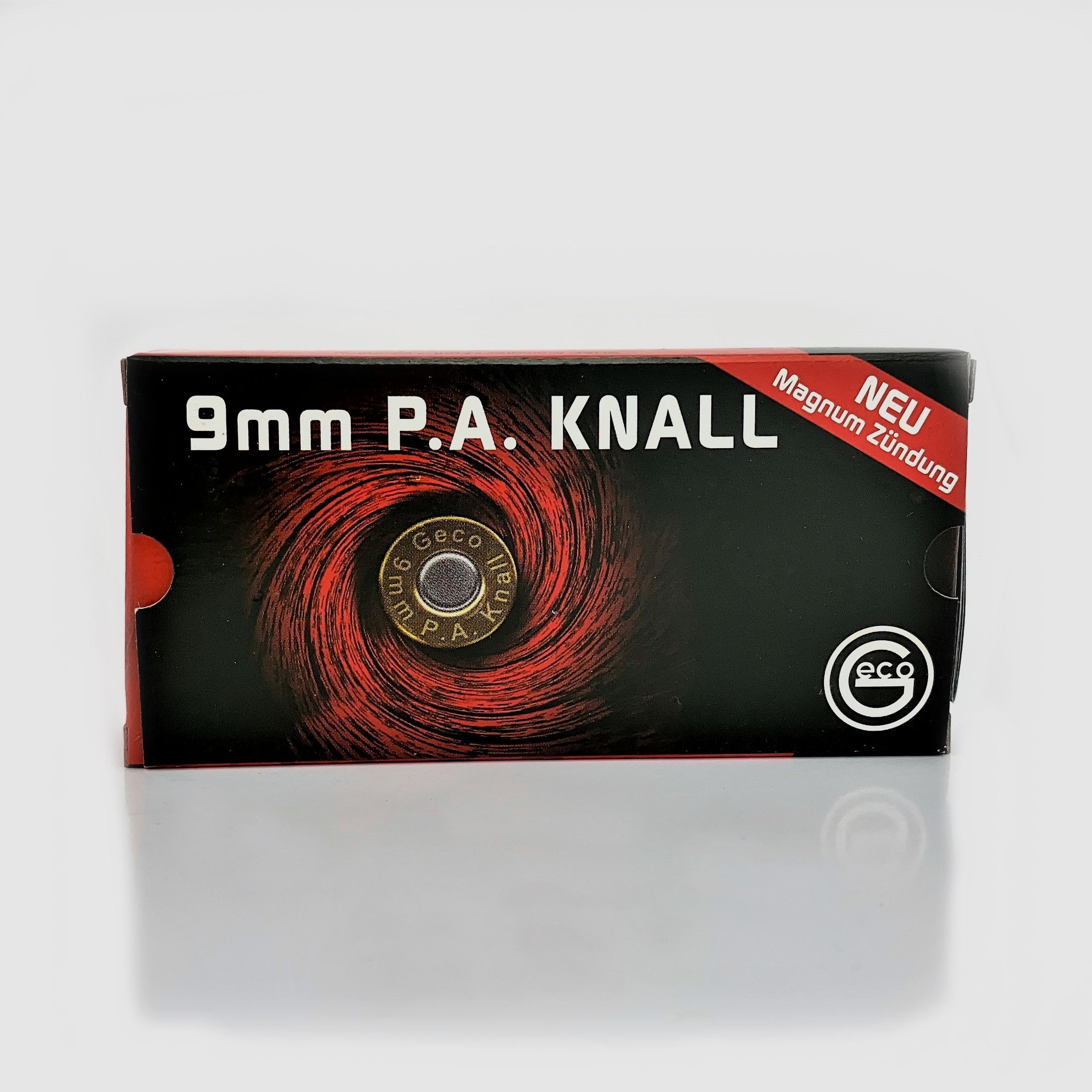GECO Platzpatronen Kaliber 9 mm P.A.K. - 50 Schuss