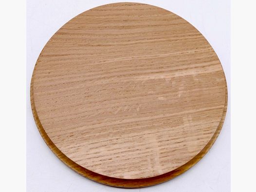 Round oak wood signs for boar weapons light 17 cm