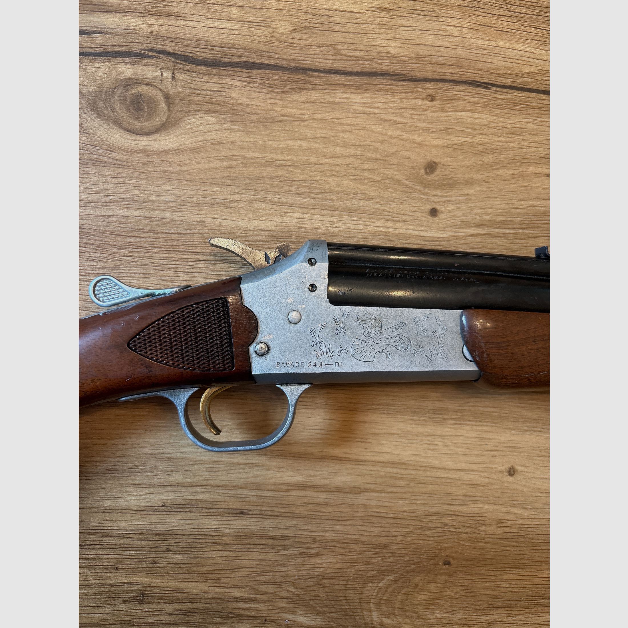 Bockbüchsflinte  22WinMag 20/76 Handgespannt