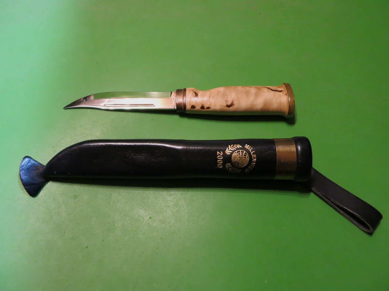Marttiini commemorative millennium "2000", hunting knife in Lappish style, annual knife-