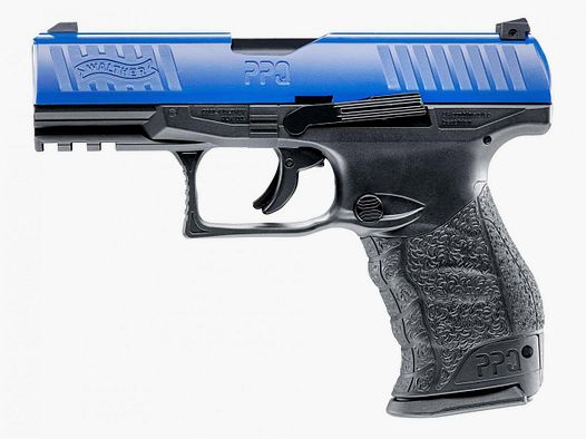 CO2 Pistole RAM Markierer Walther PPQ M2 T4E schwarz-blau fĂĽr Gummi-, Pfeffer- und Farbkugeln Kaliber .43 (P18)