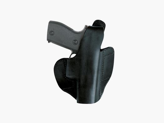 Gürtelholster QUICKFLAT für Pistole Rechtshänder-Walther P5/P22/P22Q/PK380/PPS M2, S&W Mod.5903/5904/5906/5946, Glock 19/23/26,Sig Sauer P225/P228, Vector CP1