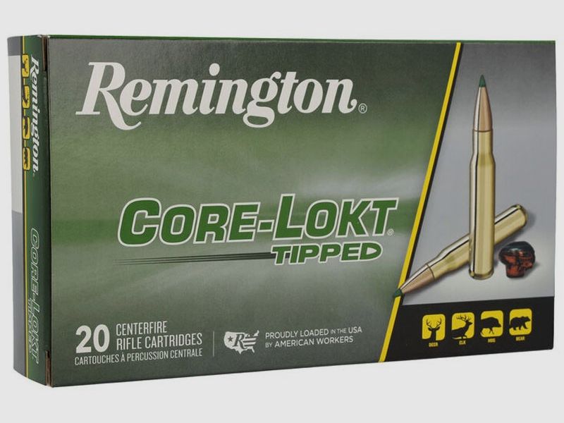Büchsenmunition REMINGTON Core-Lokt Tipped – 7mm Rem. Mag. – 150 grains