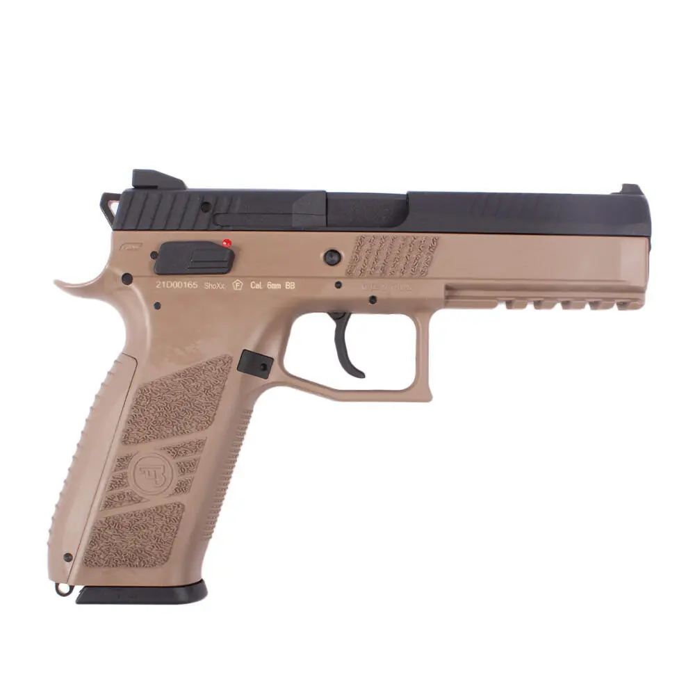 ASG CZ P-09 AIRSOFT - GBB PISTOLE - SCHWARZ/TAN, Bild 3 von 3