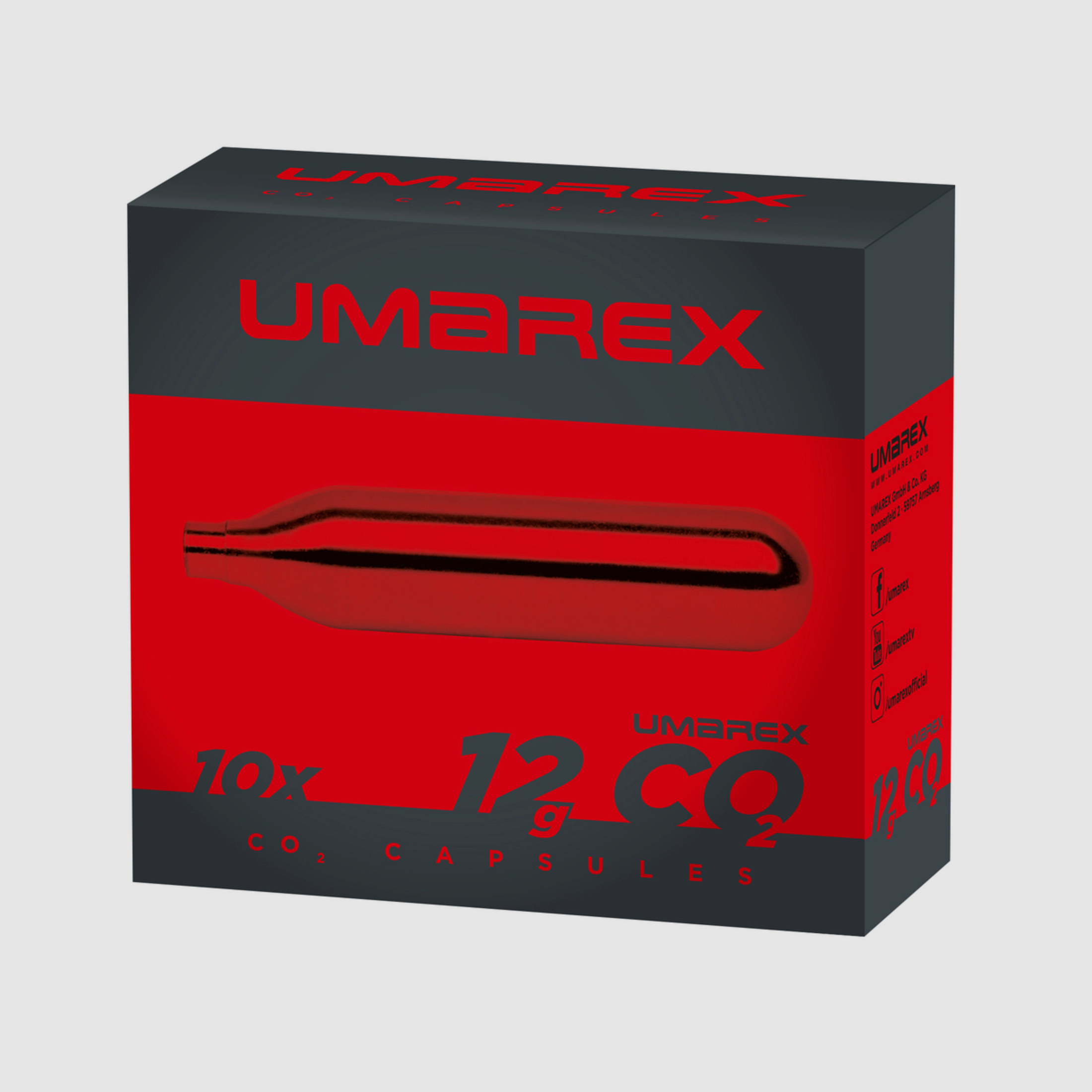 Umarex 12g CO2 capsules 10 pieces 4.1691-1