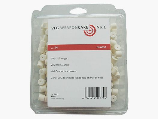 VFG running cleaner at 250 pieces