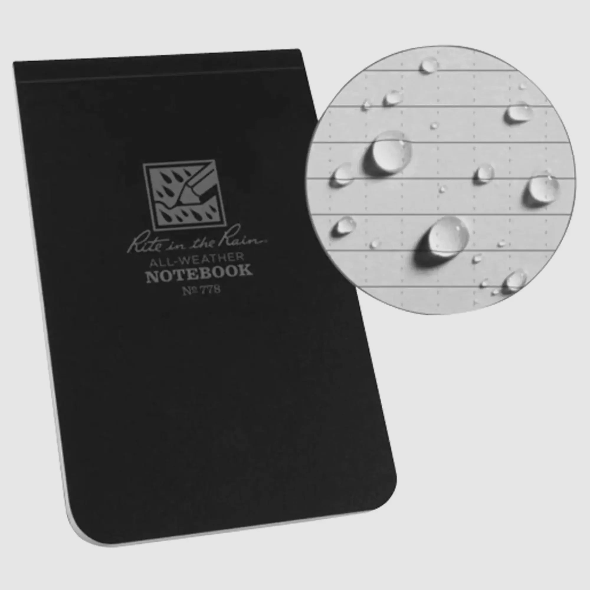 Rite in the Rain Rite in the Rain Memoblock schwarz Nr. 778