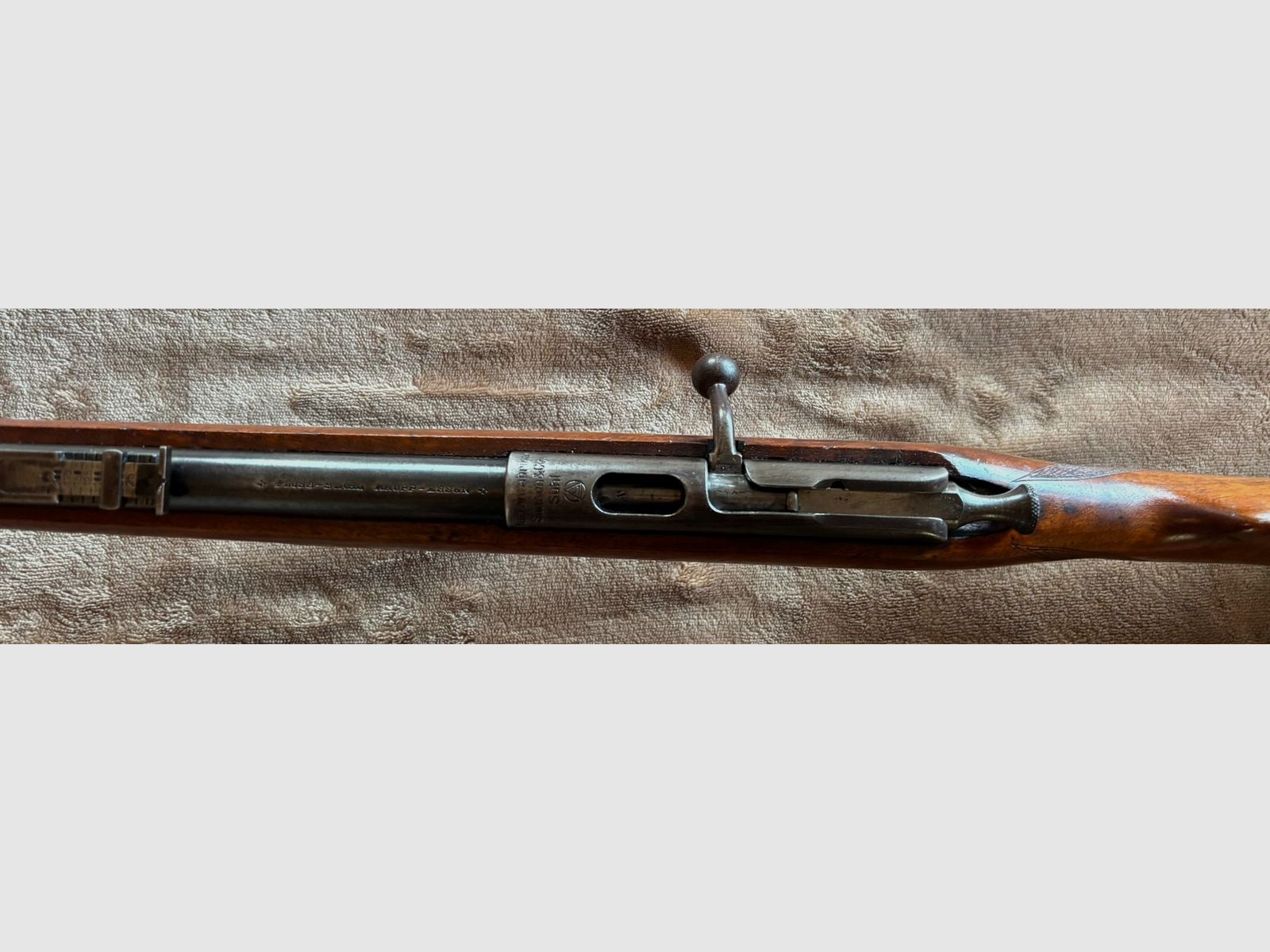 Repetidora 22 Long Rifle Simson&Co Suhl rareza con mira abierta
