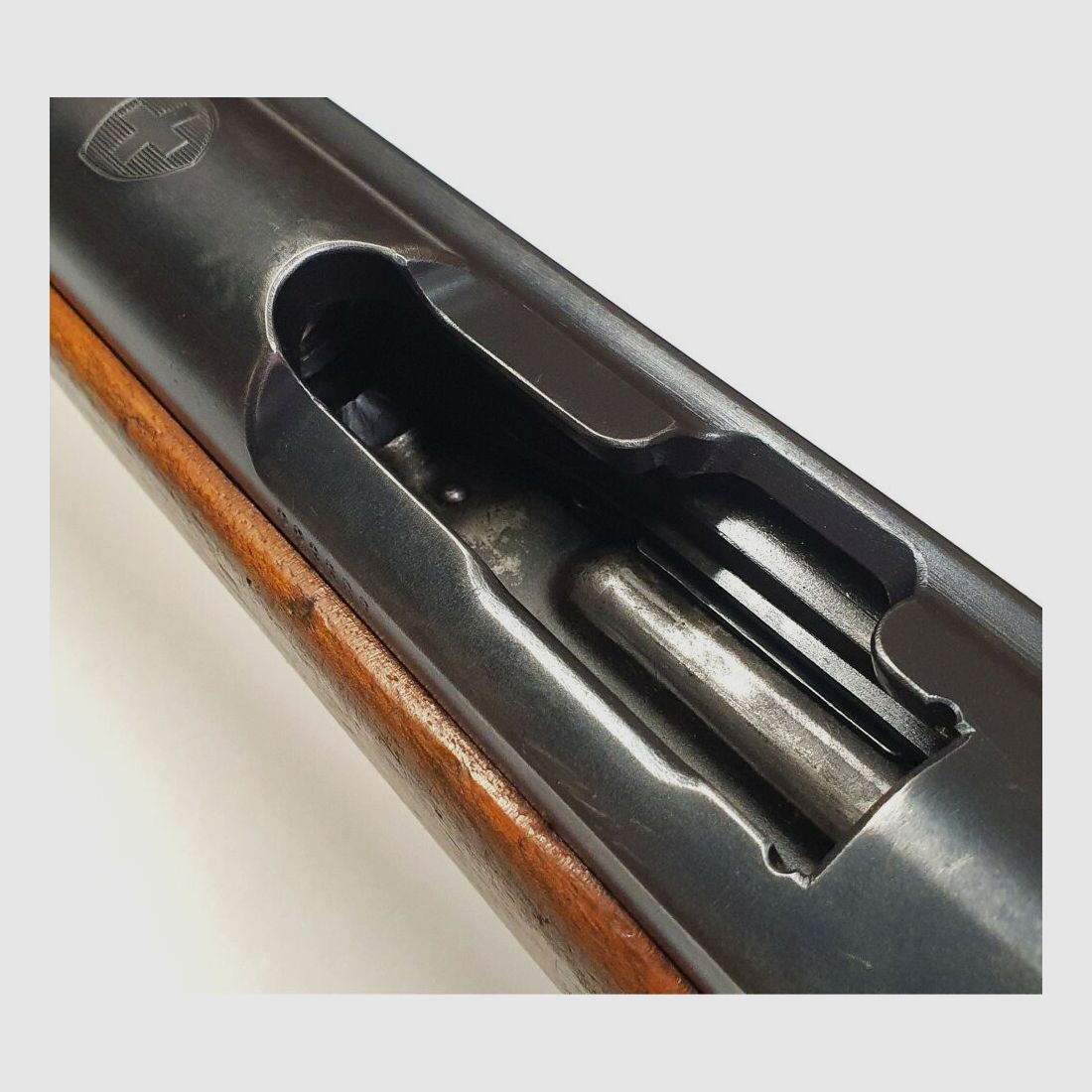 Fabryka broni Bern karabina powtarzalna Fabryka broni Bern Szwajcarski K31 Kaliber 7,5x55 Szwajcarski całkowicie zgodne numery + Hämmerli