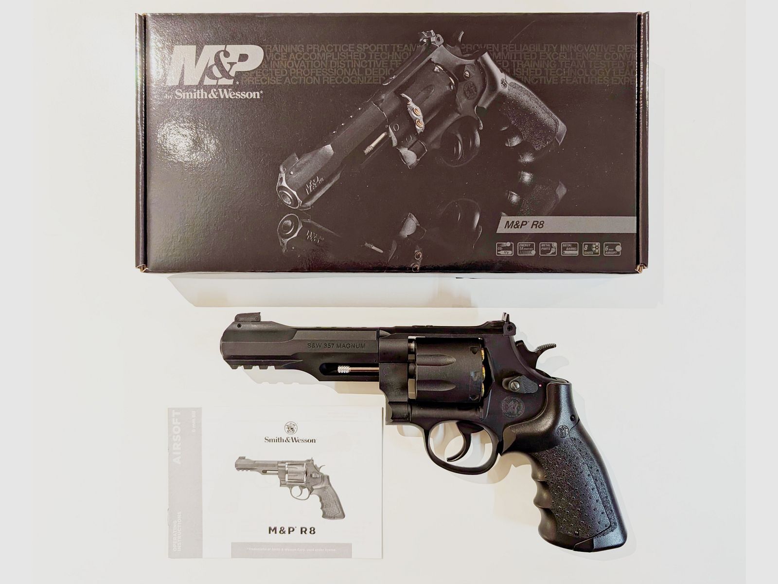 Smith & Wesson M&P R8 4 Zoll CO2 Revolver 6mm BB