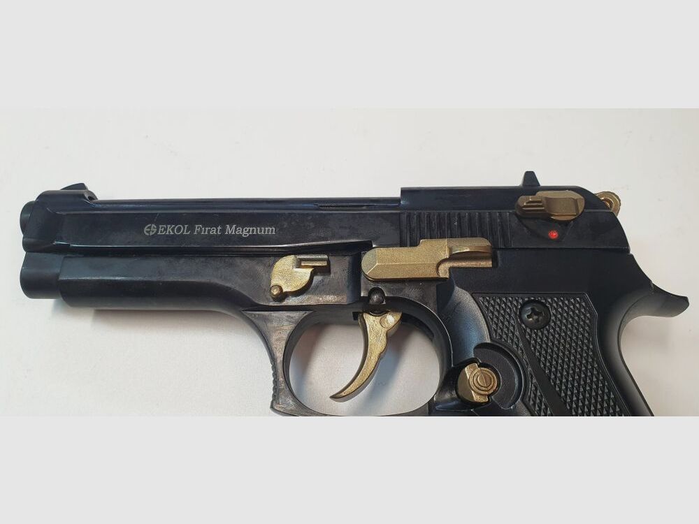 Ekol Ekol Firat Magnum alarmpistool zwart goud - 9mm P.A.K. - gebruikt, afbeelding 5 van 10