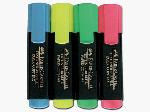 Paquete de 4 marcadores Faber-Castell