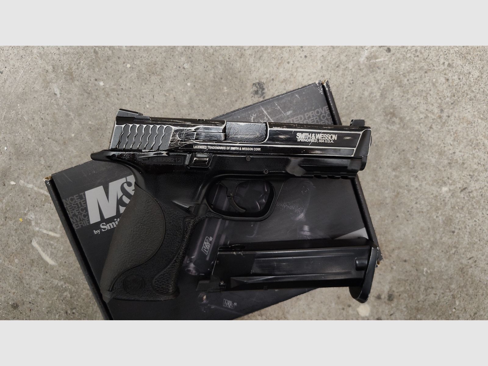 Smith&Wesson M&P 40 TS Blowback SCHWARZ, CO2 Airsoft 6mm BB