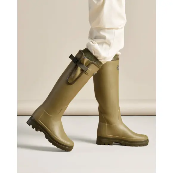 Botas Le Chameau Vierzonord Mujer Forradas en Neopreno Verde Vierzon, imagen 13 de 16