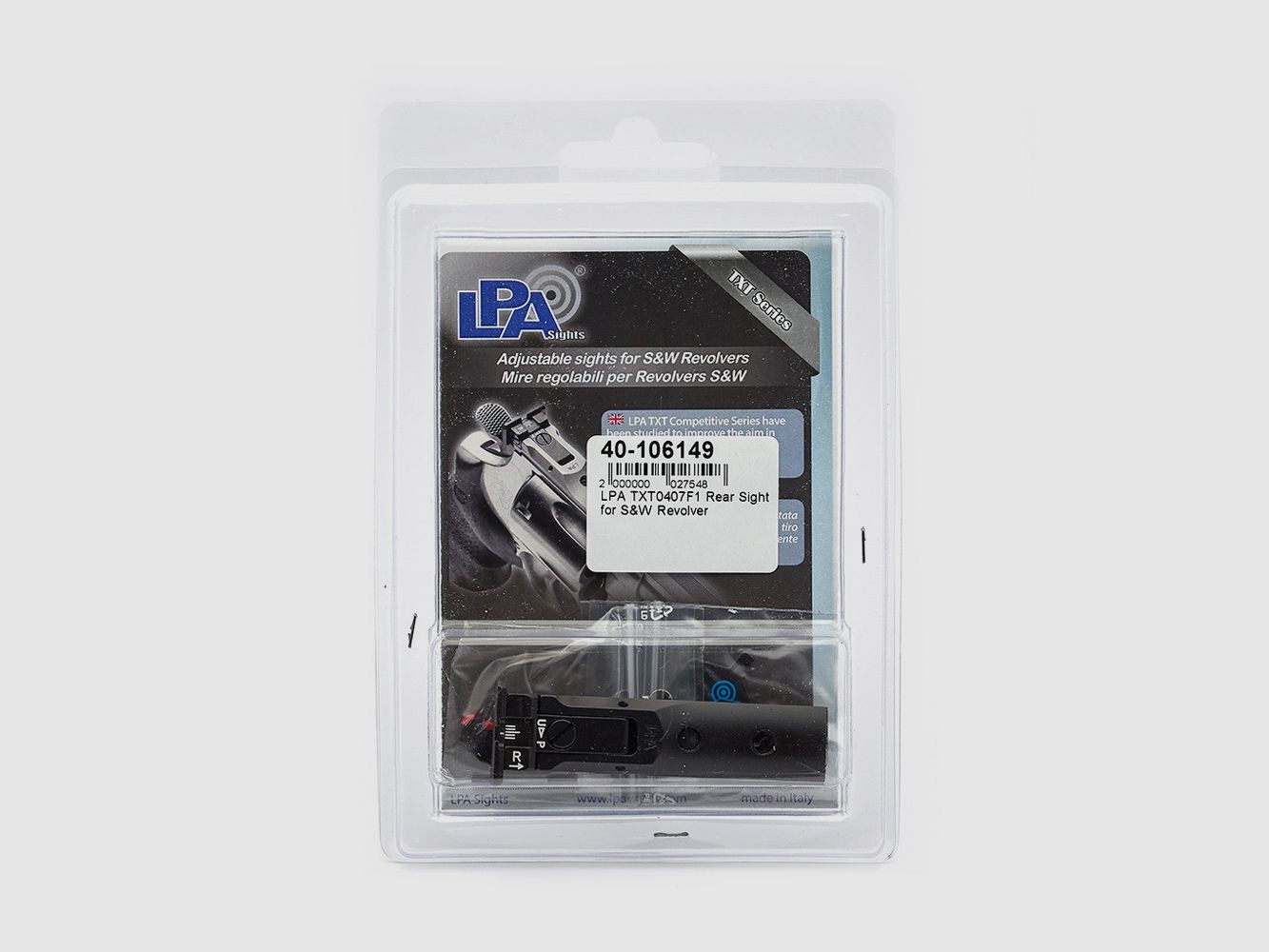 LPA TXT0407F1 sight set for S&W revolver, image 2 of 3