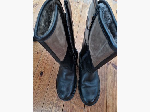 Fretz Winterstiefel Goretex Lammfell Leder Herren Gr. 8 1/2 (Gr. 41) w NEU