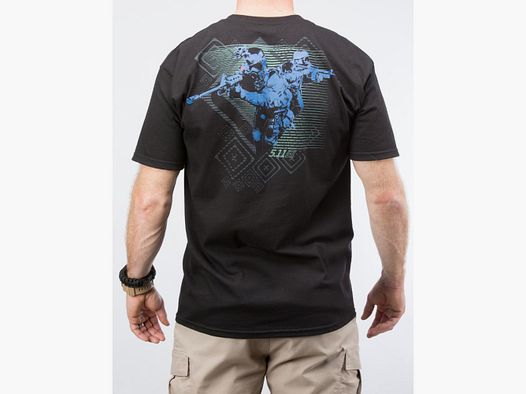5.11 Tactical Red Scope Herren Freizeit T-Shirt