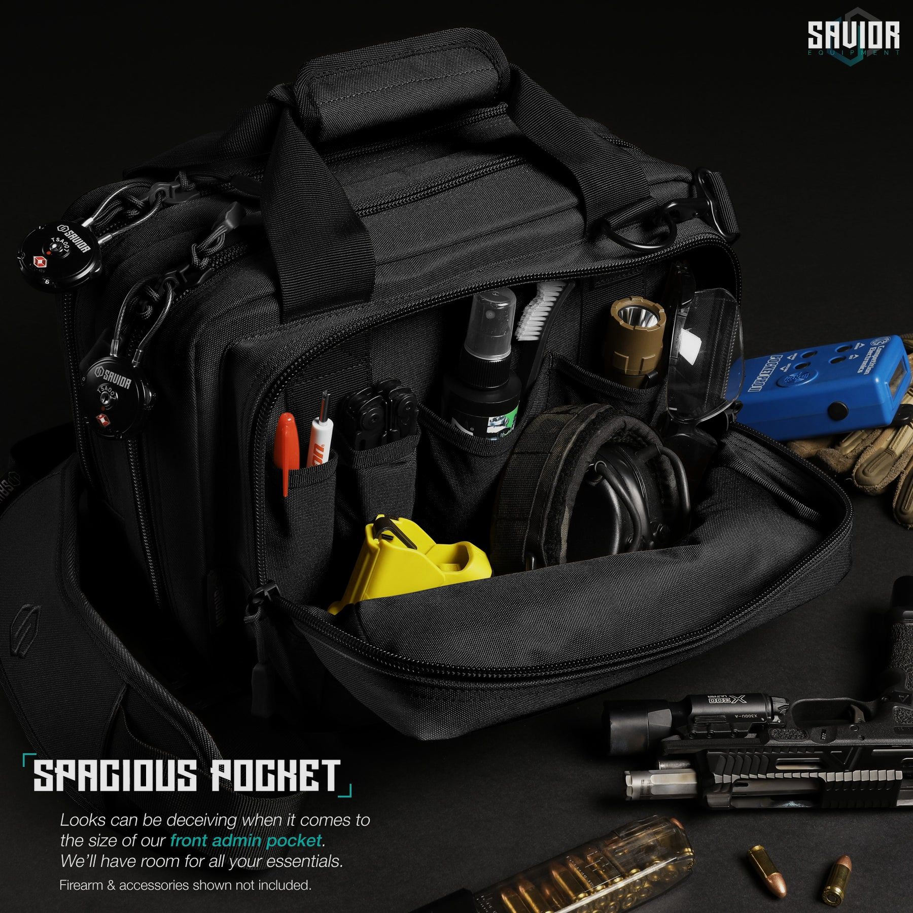 Savior Mini Range Bag Schwarz, Bild 6 von 6